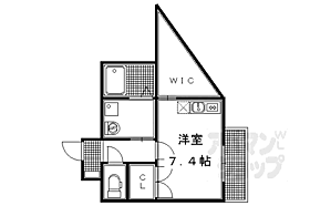 京都府京都市右京区嵯峨野清水町（賃貸マンション1R・1階・31.00㎡） その2