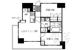 アベニール三条油小路 4階/403