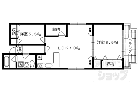 ＦＯＲＵＭ夷川 501 ｜ 京都府京都市中京区夷川通富小路西入俵屋町（賃貸マンション2LDK・5階・70.00㎡） その2