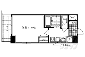 京都府京都市右京区西院高田町（賃貸マンション1K・7階・21.21㎡） その2