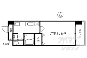 ハウスセゾン四条通 1110 ｜ 京都府京都市下京区四条通油小路東入傘鉾町（賃貸マンション1K・11階・26.23㎡） その2