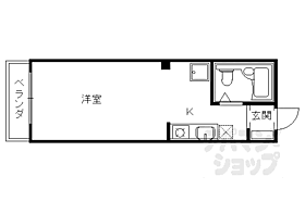 京都府京都市右京区山ノ内宮脇町（賃貸マンション1K・4階・17.53㎡） その2