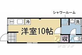 京都府京都市右京区梅津林口町（賃貸アパート1R・2階・23.30㎡） その2