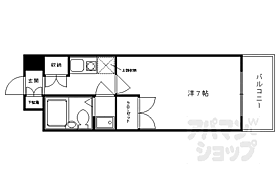 ディスターアベニュー 210 ｜ 京都府京都市中京区壬生相合町（賃貸マンション1K・2階・21.62㎡） その2