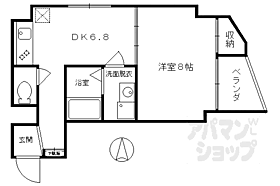 フィガロコート 301 ｜ 京都府京都市下京区富小路通仏光寺下ル筋屋町（賃貸マンション1DK・3階・36.85㎡） その2