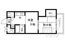 京都府京都市右京区西京極佃田町（賃貸マンション2K・2階・28.00㎡） その2