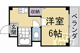 京都府京都市右京区西院東貝川町（賃貸マンション1K・4階・19.00㎡） その2