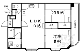 京都府京都市下京区朱雀北ノ口町（賃貸マンション2LDK・2階・48.00㎡） その2