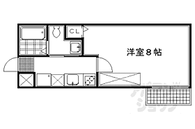 京都府京都市上京区黒門通上長者町上る榎町（賃貸マンション1K・2階・22.60㎡） その2