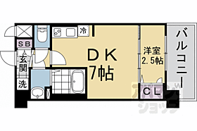 京都府京都市南区上鳥羽勧進橋町（賃貸マンション1DK・3階・25.55㎡） その2