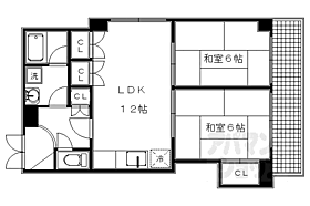 京都府京都市上京区大宮通下立売下ル菱屋町（賃貸マンション2LDK・3階・40.58㎡） その2