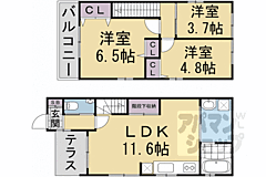 物件の間取り