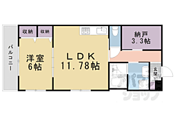 Ｒｏａ　Ｈｉｇａｓｈｉｙａｍａ 3階1SLDKの間取り