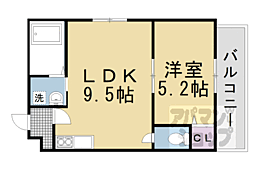 ERRISUEGA 1LDKの間取図画像