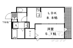 クレスト烏丸松原 4階/402