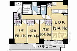 クラッシィハウス御池柳馬場 7階