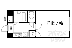グランタック河原町五条 1Kの間取図画像