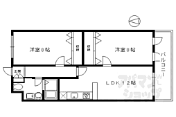 メゾン・アルヴァーレ 2LDKの間取図画像