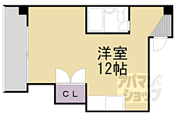 メゾンドプロヴァンス ワンルームの間取図画像