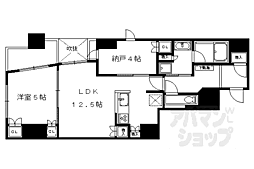 プレミスト京都御池通 1SLDKの間取図画像