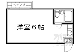 紫光ハイツ 403 ｜ 京都府京都市中京区聚楽廻西町（賃貸マンション1R・4階・18.00㎡） その2