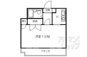 メゾン・ドゥ・ペッシュ 203 ｜ 京都府京都市右京区梅ケ畑向ノ地町（賃貸マンション1K・2階・38.00㎡） その2