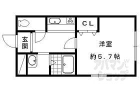 京都府京都市西京区樫原口戸（賃貸アパート1K・2階・21.30㎡） その2