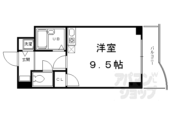 ＣＡＳＡ　ＥＭＯＮ 702｜京都府京都市右京区西院東貝川町(賃貸マンション1K・7階・25.56㎡)の写真 その2