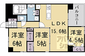 プレサンスロジェ西大路御池 901 ｜ 京都府京都市中京区西ノ京新建町（賃貸マンション3LDK・9階・70.44㎡） その2