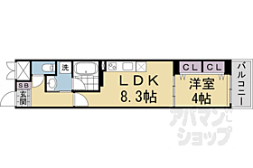 京都府京都市上京区一条通御前通東入西町（賃貸マンション1LDK・4階・33.16㎡） その2