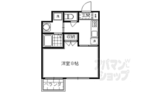 京都府京都市中京区油小路夷川下ル薬屋町（賃貸マンション1K・2階・24.72㎡） その2