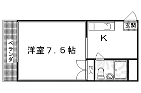 サンライフ88 201 ｜ 京都府京都市右京区西京極北裏町（賃貸マンション1K・2階・23.56㎡） その2