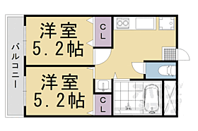 京都府京都市下京区綾小路通猪熊西入ル丸屋町（賃貸マンション2K・3階・28.25㎡） その2