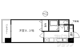 京都府京都市下京区四条通油小路東入傘鉾町（賃貸マンション1K・12階・25.79㎡） その2