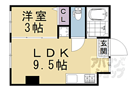 花園ビル 402 ｜ 京都府京都市右京区花園伊町（賃貸マンション1LDK・4階・26.10㎡） その2