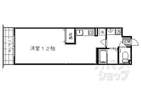 エリーフラッツ西ノ京 306 ｜ 京都府京都市中京区西ノ京銅駝町（賃貸マンション1K・3階・30.65㎡） その2