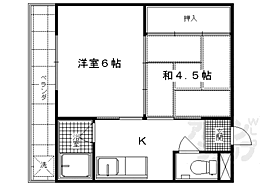 コーポラスナリタ 2 ｜ 京都府京都市右京区花園内畑町（賃貸マンション2K・1階・28.50㎡） その2