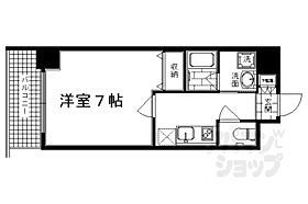 アスヴェル京都外大前 1001 ｜ 京都府京都市右京区梅津南広町（賃貸マンション1K・10階・25.52㎡） その2