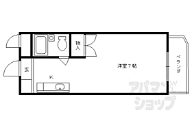 アークハイツ嵯峨嵐山 401 ｜ 京都府京都市右京区嵯峨大覚寺門前八軒町（賃貸マンション1K・4階・20.00㎡） その2