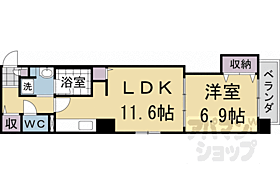 京都府京都市中京区小川通姉小路下る西堂町（賃貸マンション1LDK・4階・44.78㎡） その2