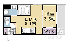 京都府京都市南区上鳥羽南鉾立町（賃貸アパート1LDK・2階・30.33㎡） その2