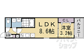 （仮称）ジーメゾン京都梅津 302 ｜ 京都府京都市右京区梅津尻溝町（賃貸アパート1LDK・3階・30.03㎡） その2