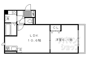 京都府京都市中京区柳水町（賃貸アパート1LDK・1階・40.85㎡） その2