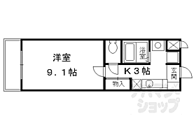 京都府京都市南区東九条明田町（賃貸マンション1K・2階・28.06㎡） その2