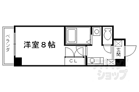 ＦｉｏｒｅＳａｉｉｎ 405 ｜ 京都府京都市右京区西院月双町（賃貸マンション1K・4階・24.00㎡） その2