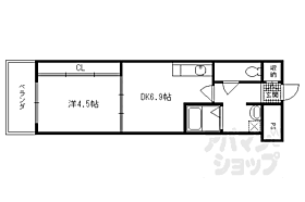 京都府京都市下京区玉本町（賃貸マンション1DK・3階・28.42㎡） その2