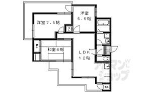 京都府京都市西京区樫原久保町（賃貸マンション3LDK・2階・65.60㎡） その2