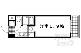 京都府京都市下京区四条通油小路東入傘鉾町（賃貸マンション1K・2階・20.45㎡） その2