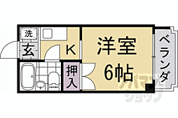 コンラッドハイツ 3階1Kの間取り