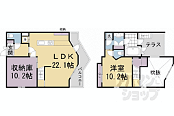 京阪本線 清水五条駅 徒歩2分の賃貸マンション 10階1LDKの間取り